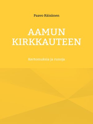 cover image of Aamun kirkkauteen